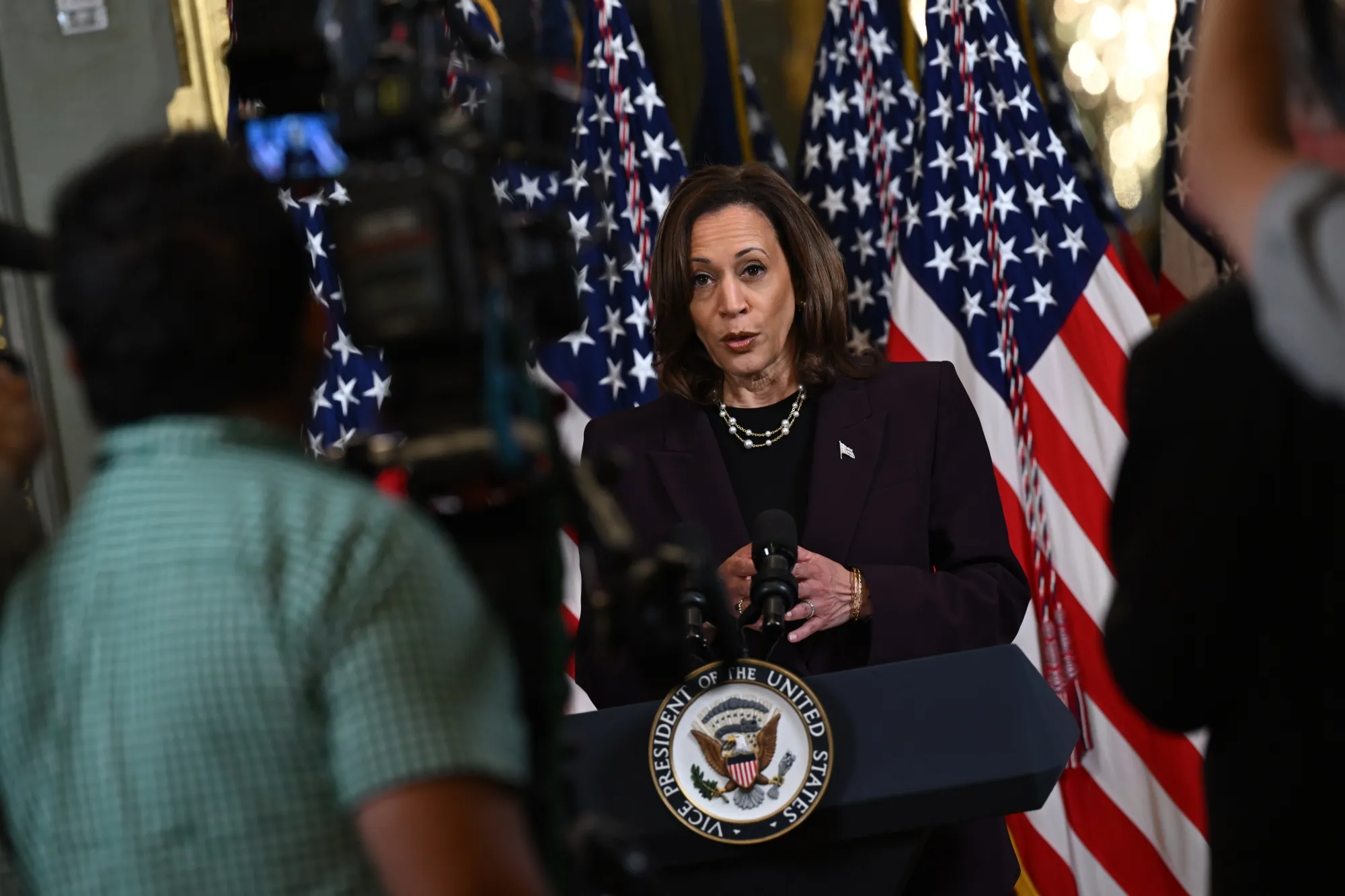 US Vice President Kamala Harris