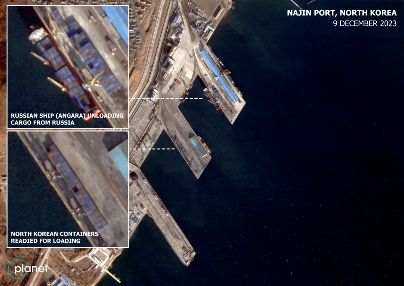 休眠から目覚めた北朝鮮の港に「幽霊船」続々－ロシアと武器取引活発