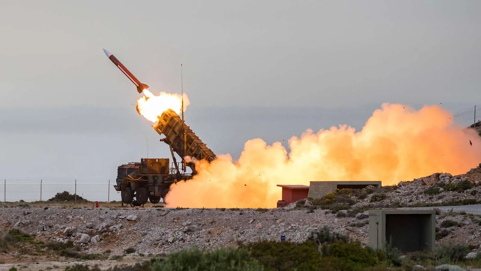 A Bundeswehr&nbsp;Patriot missile-defense system.