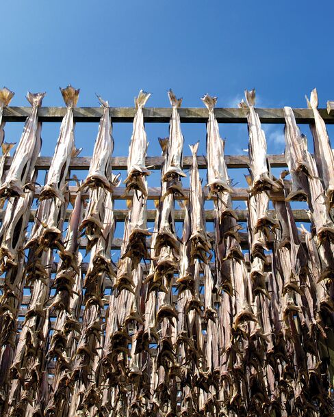 Dried cod at Fiskekrogen.
