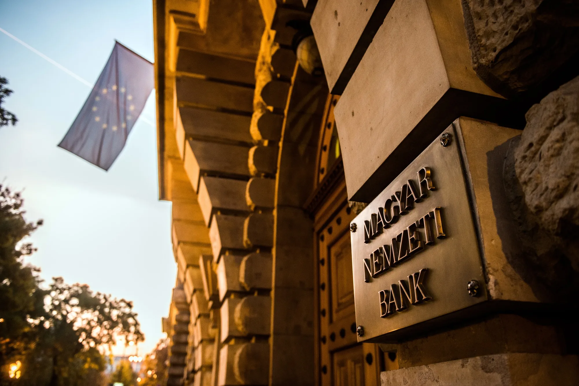 Hungary’s central bank in Budapest.