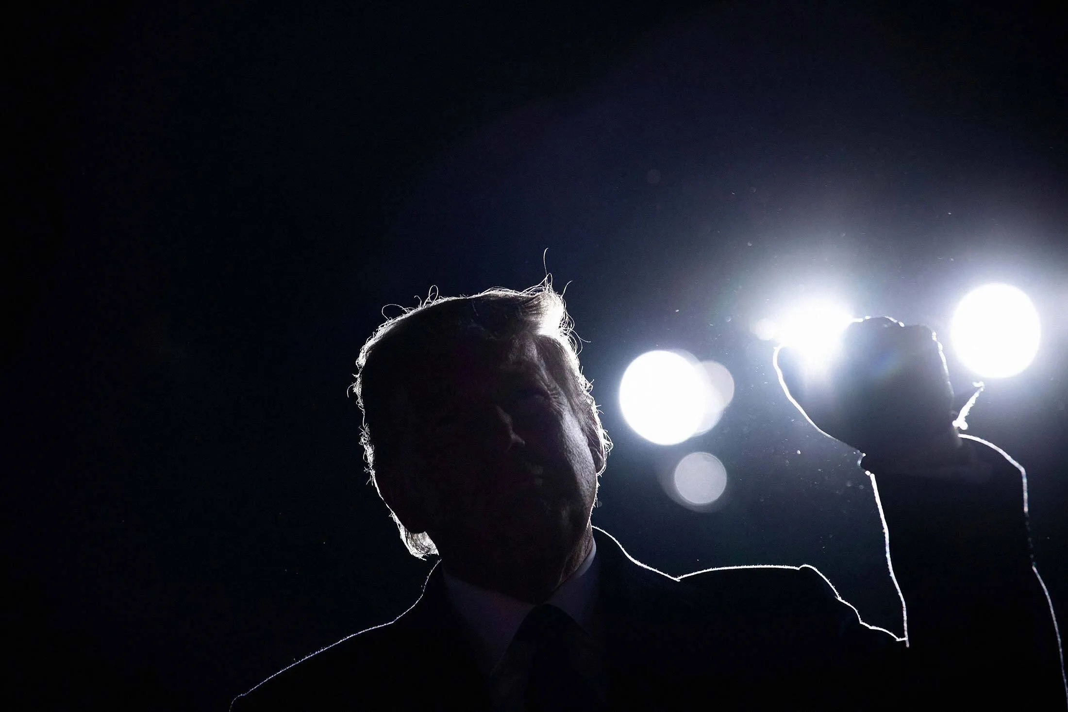 President Donald Trump, speakig at a rally in Omaha on Oct. 27.