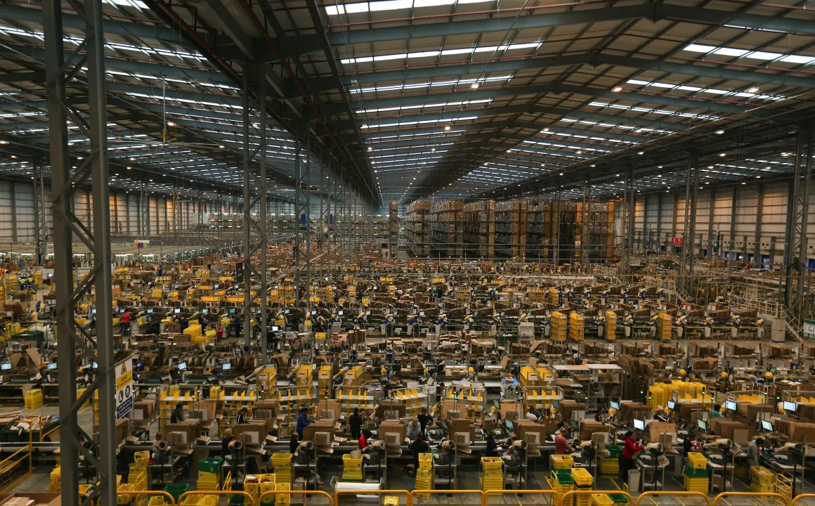 Inside An Amazon.com Inc. Fulfillment Center Ahead Of Black Friday And Cyber Monday