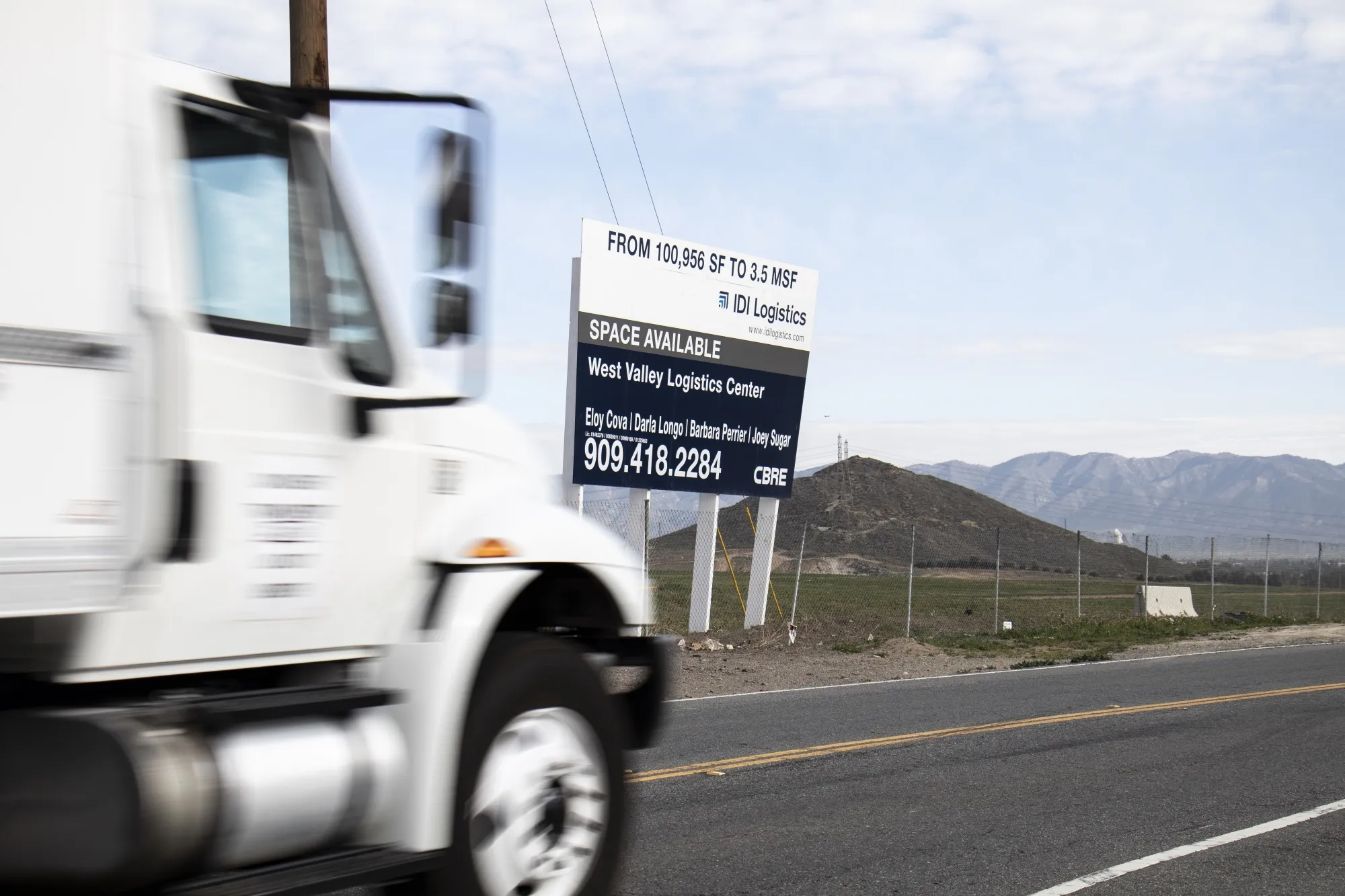 A common sight on the roads of the Inland Empire: trucks shuttling goods to and from the region’s many warehouses.&nbsp;