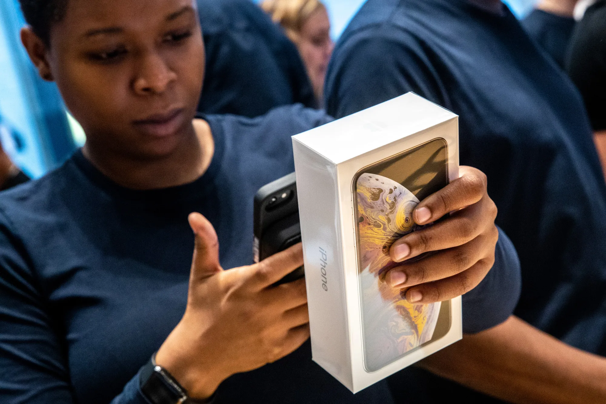 Apple Inc. iPhone Xs And Apple Watch Series 4 Go On Sale