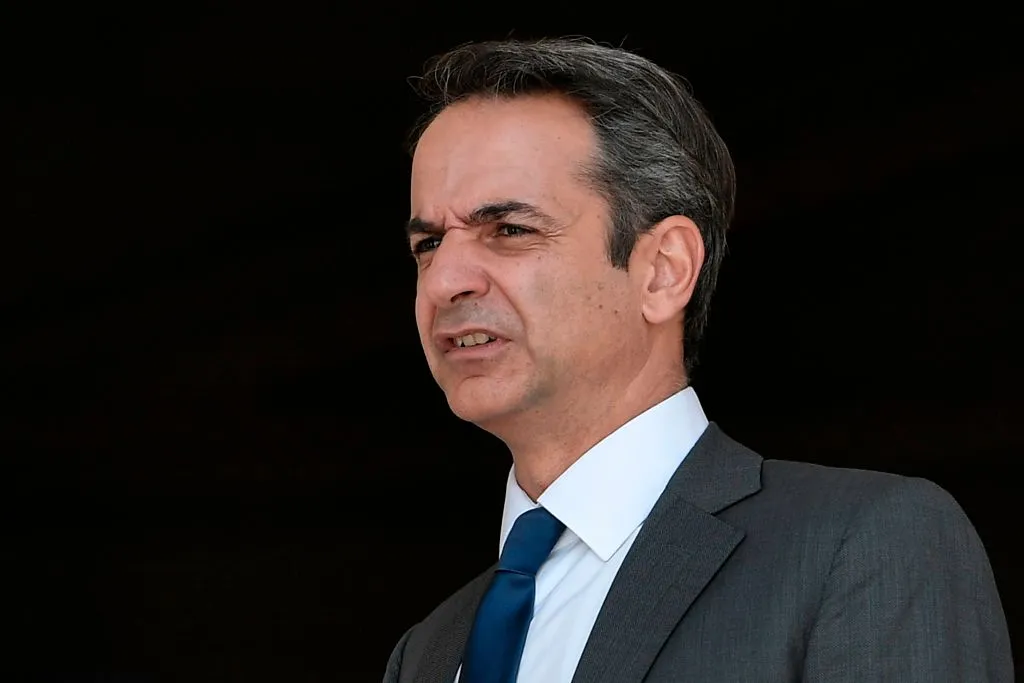 Greece’s new prime minister, Kyriakos Mitsotakis, surveys the wreckage.