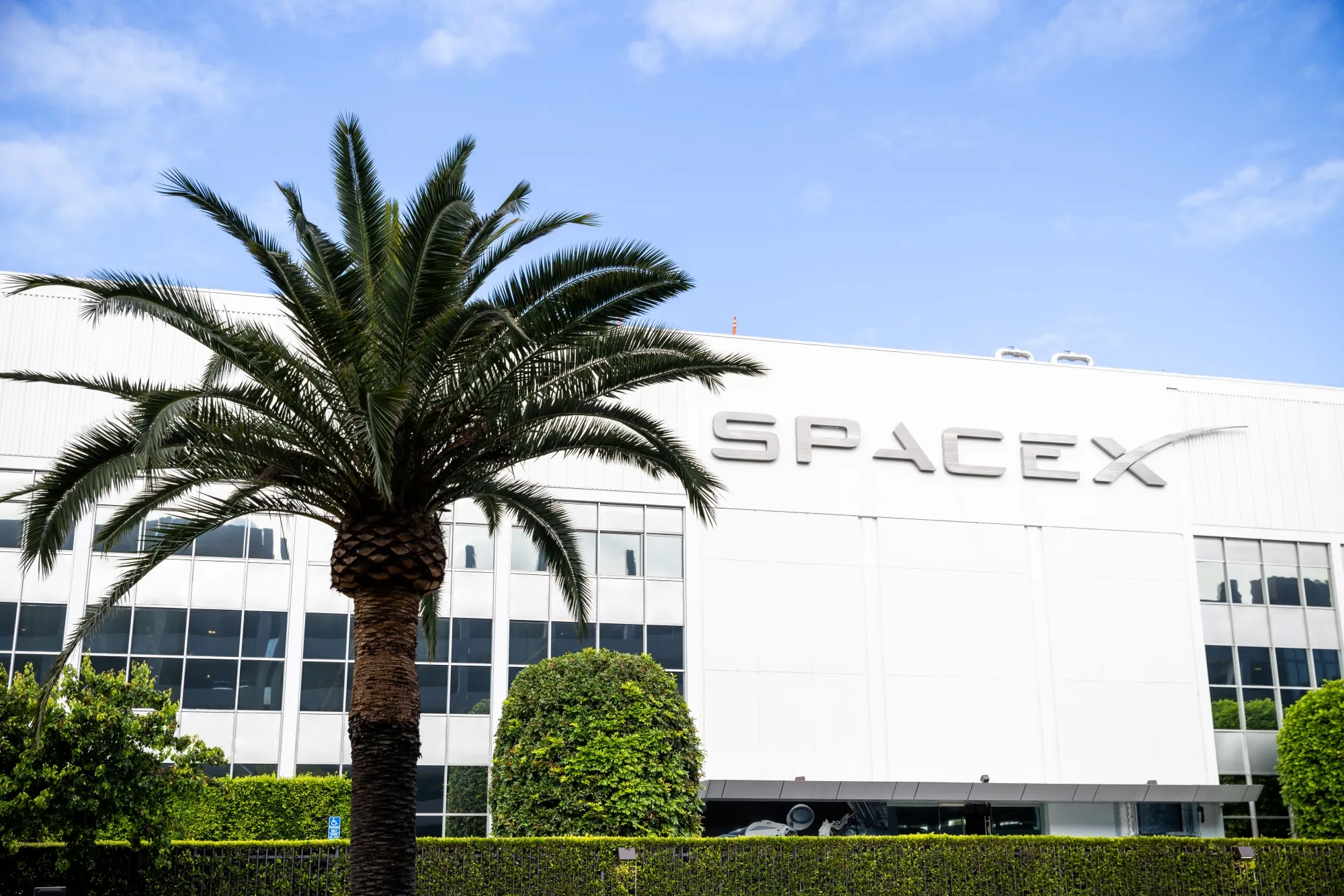 SpaceX facilities in Hawthorne, California.