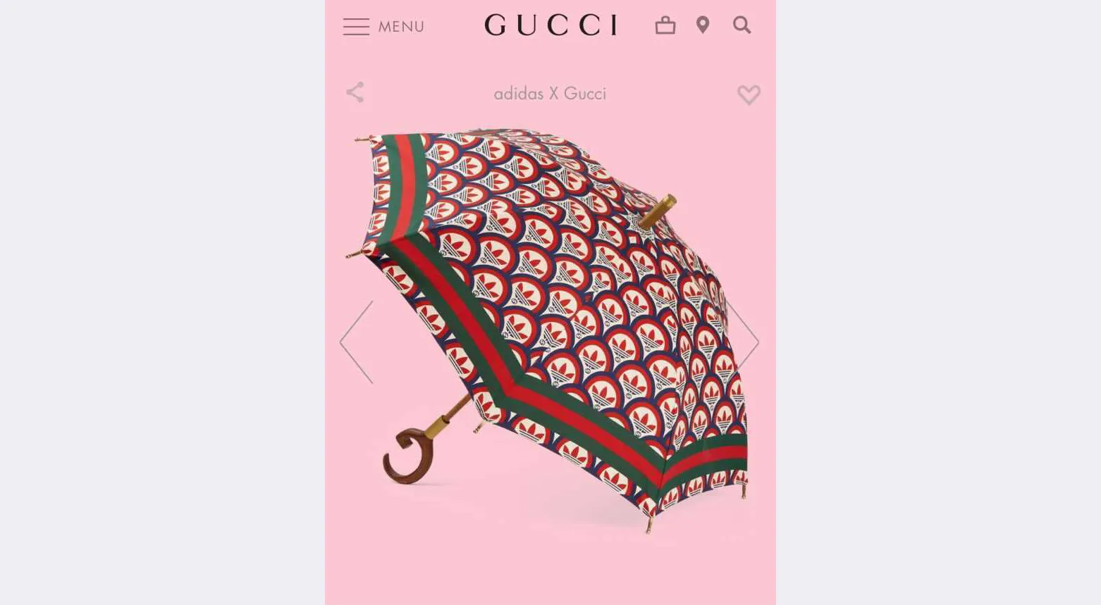 Adidas x Gucci Umbrella Faces Backlash in China for Being