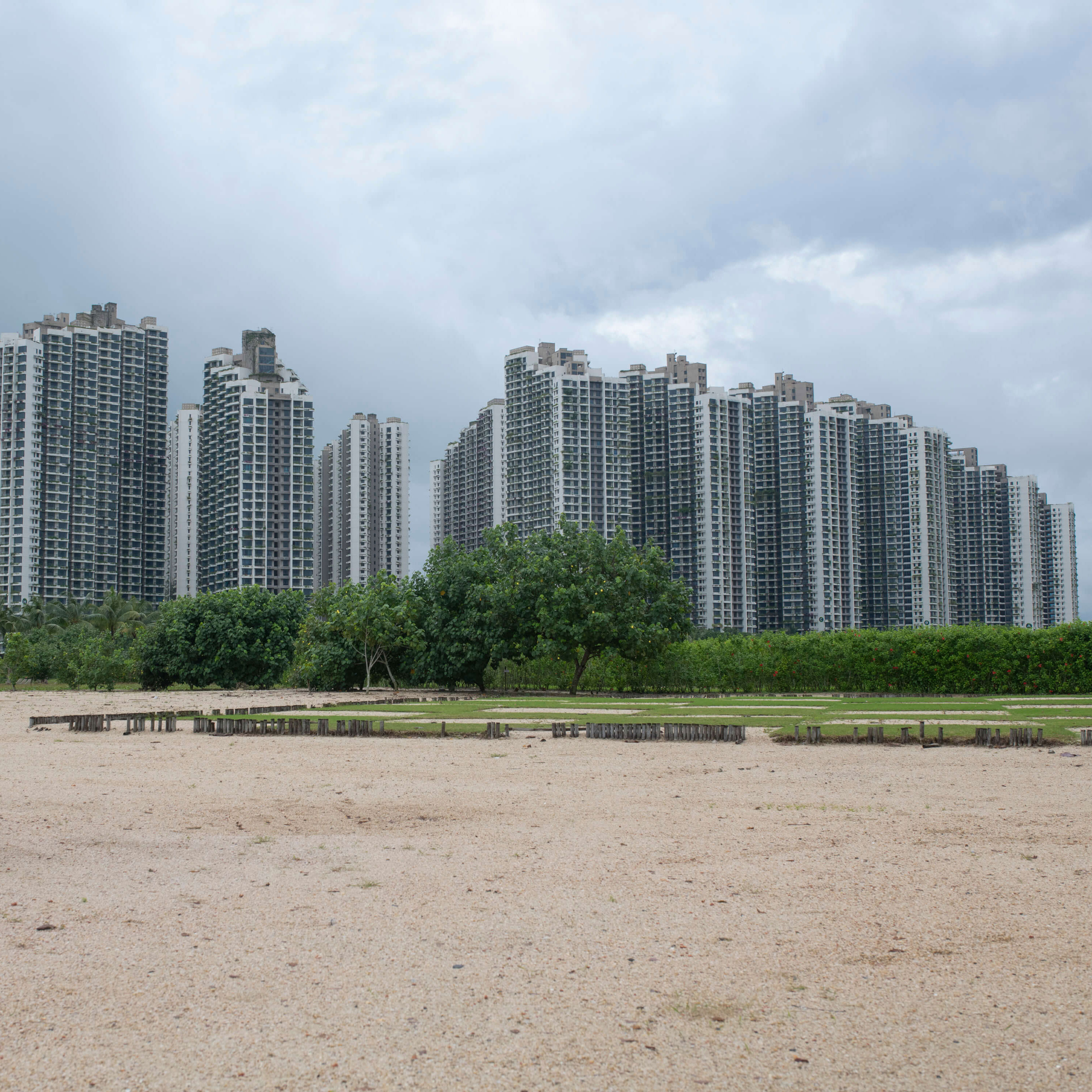 Photo of Forest City, a luxury housing estate in Malaysia.