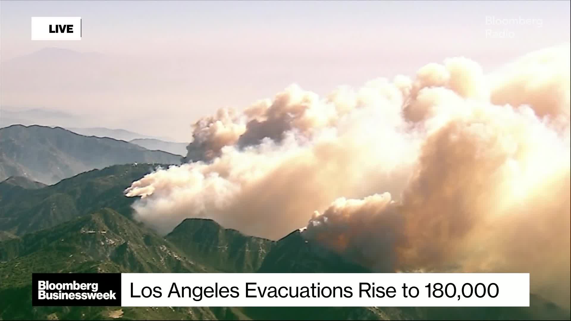 LA TV Stations Threatened as Fire Climbs Toward Antennas Bloomberg