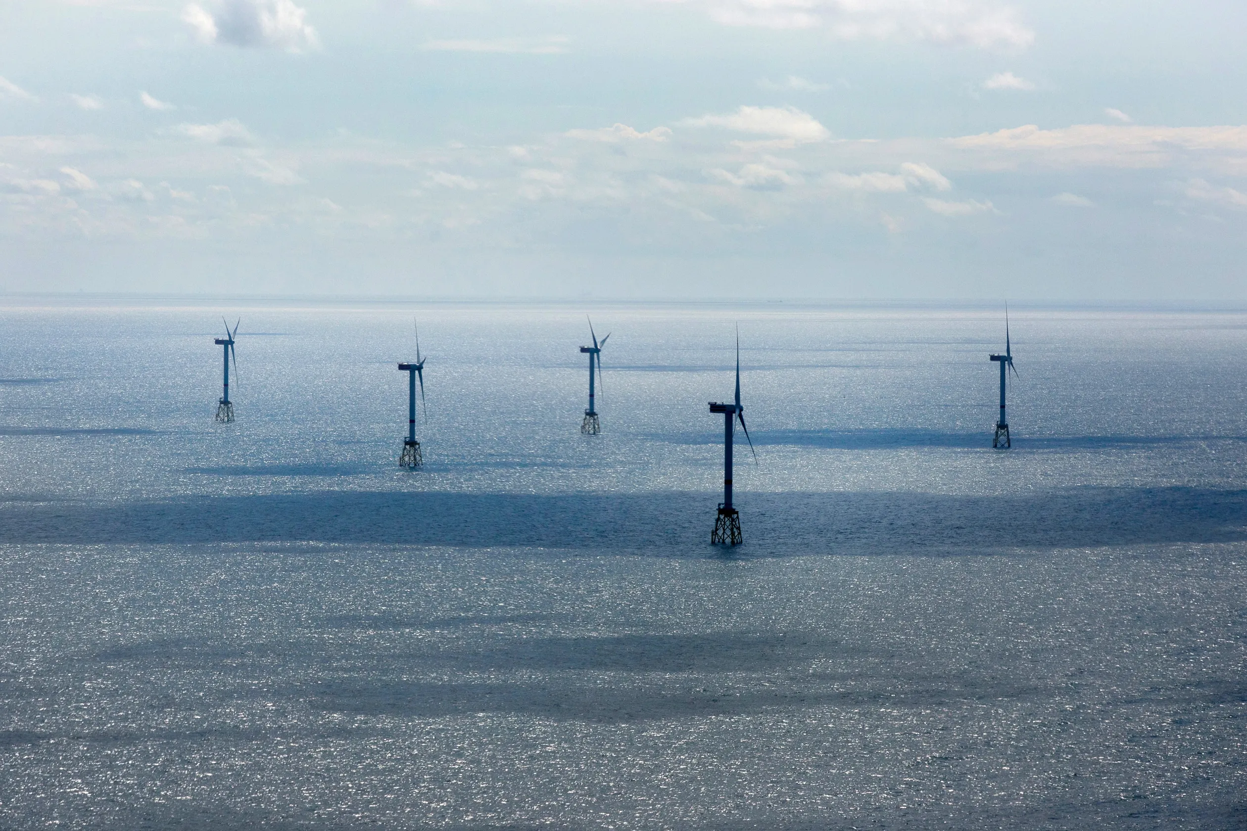 Off Shore Wind Farm Operations As German Renewable Expansion Continues