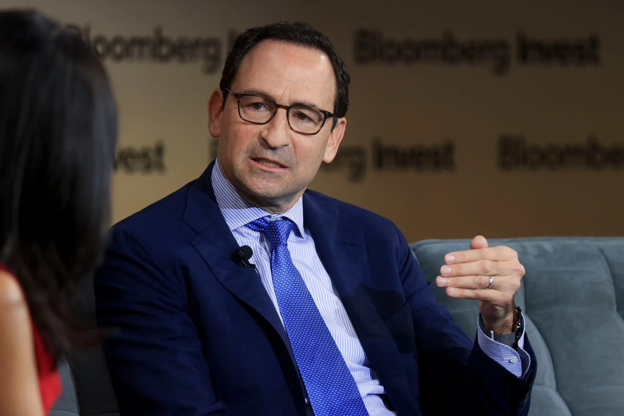 Jon Gray&nbsp;speaks during the Bloomberg Invest event in New York, on March 4.