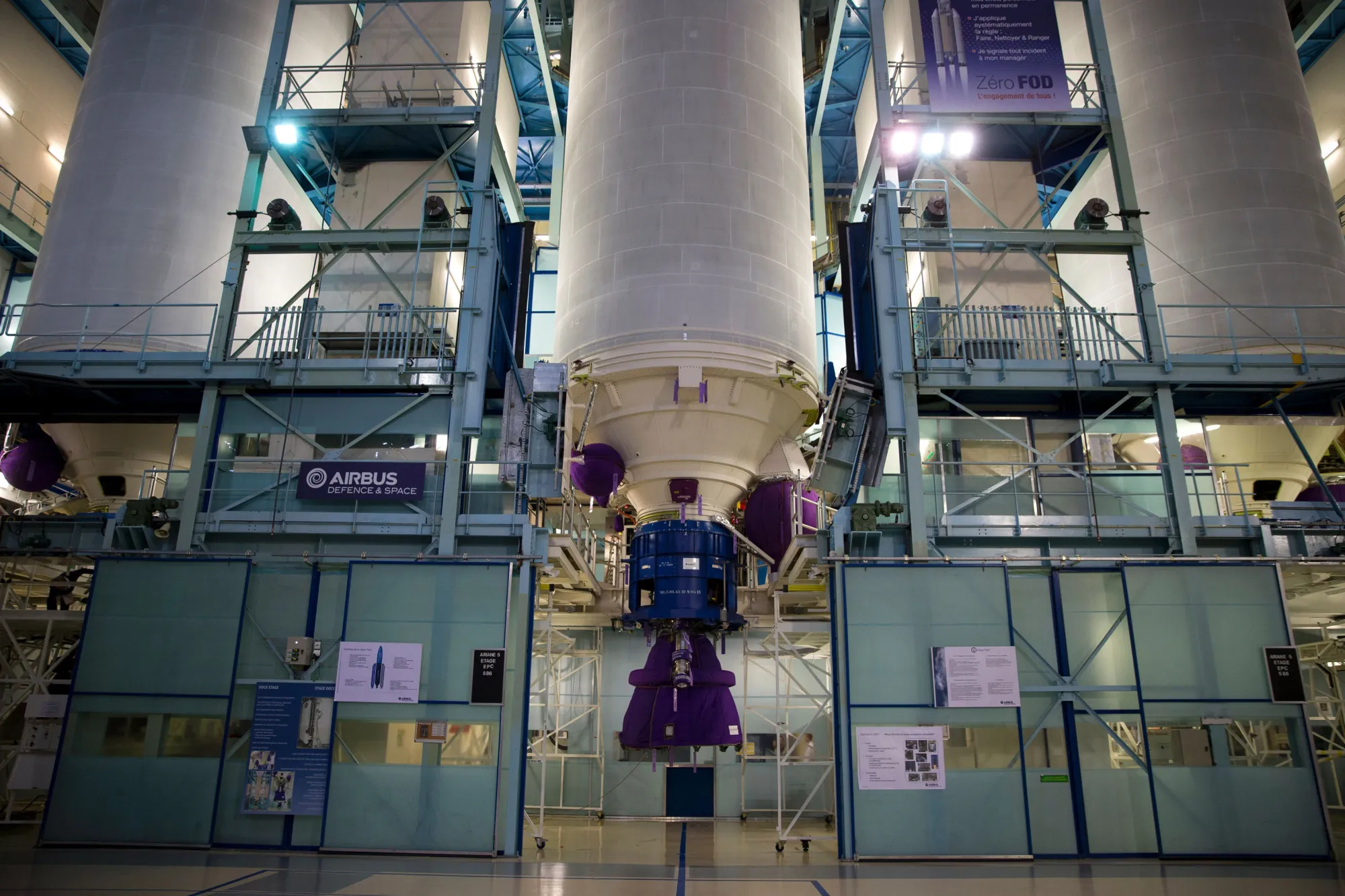 Ariane 5 rocket engines.
