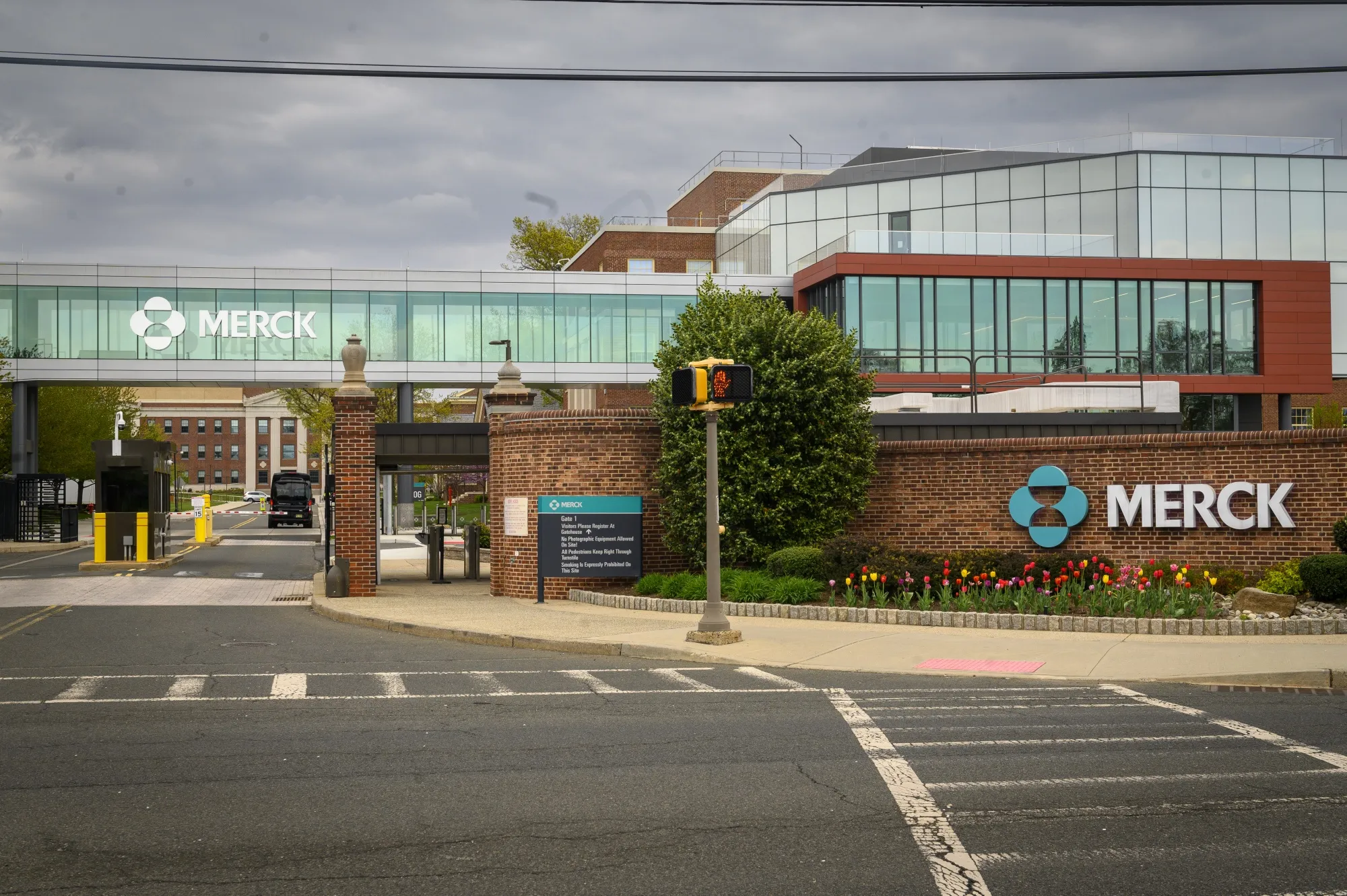Merck headquarters in Rahway, New Jersey.