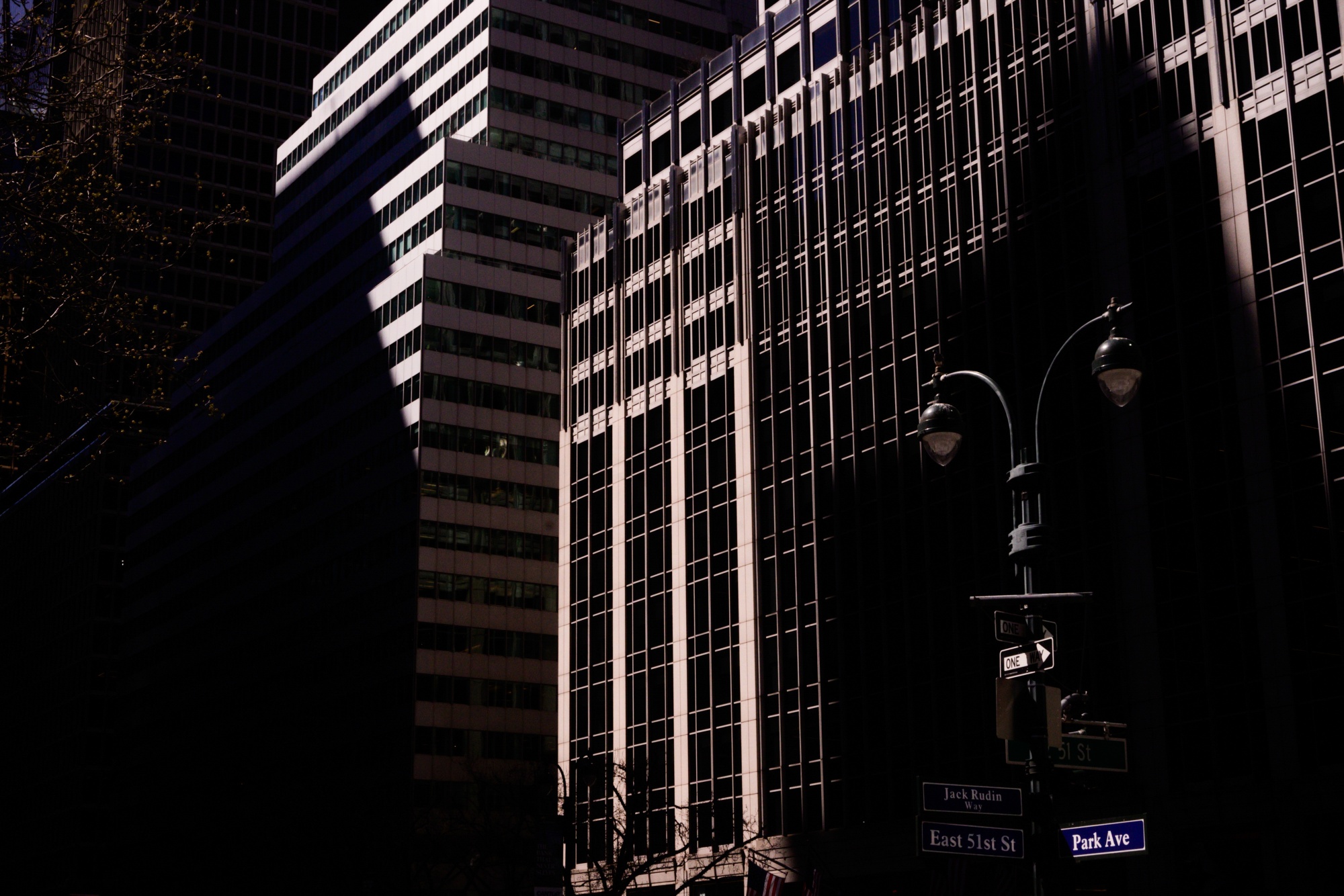 Buildings on Park Avenue in the Plaza District of New York.