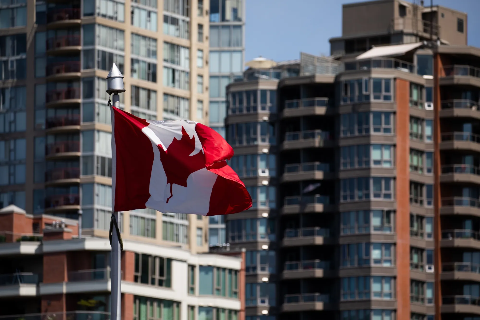 A Canadian flag.