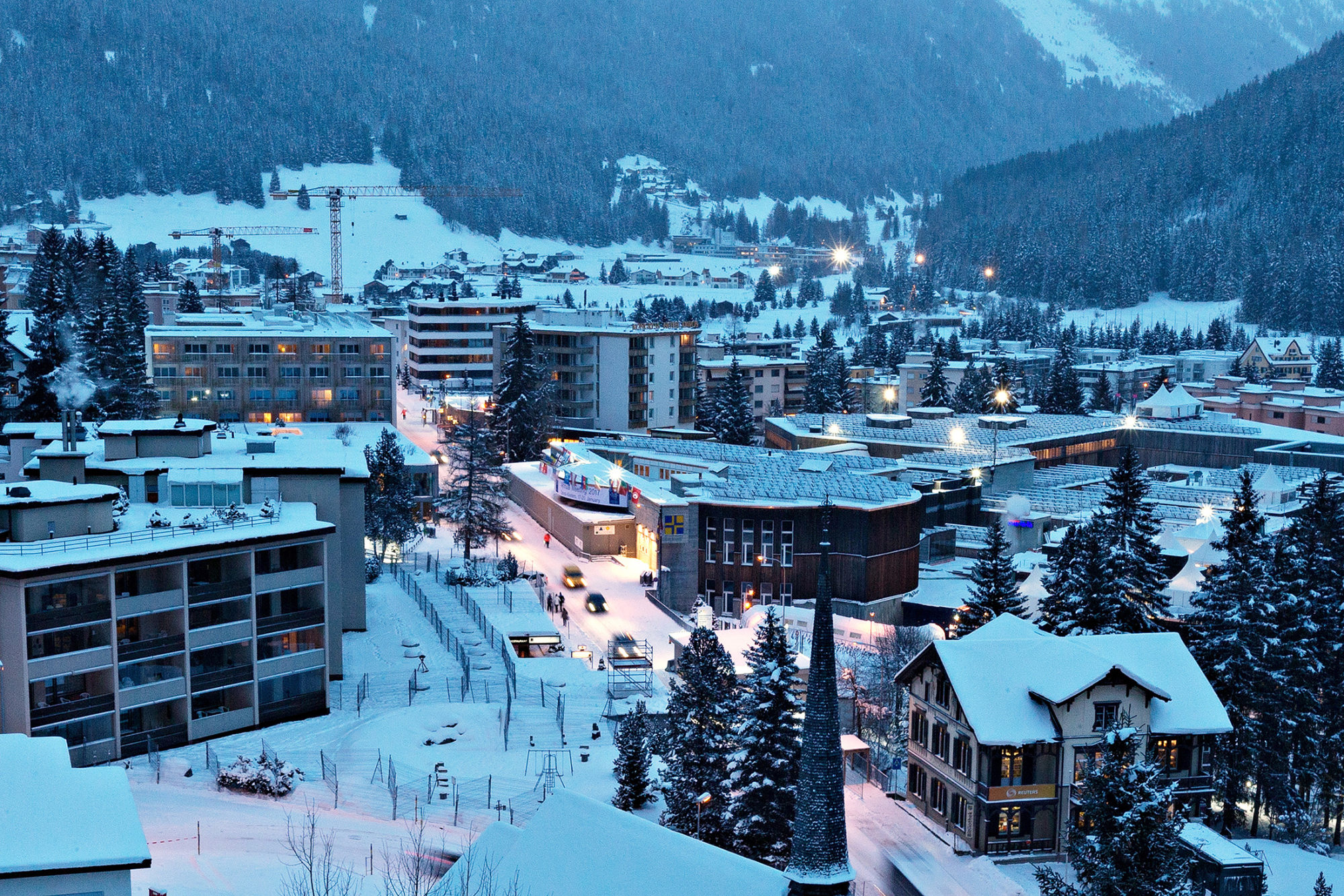 The Davos World Economic Forum in Pictures - Bloomberg