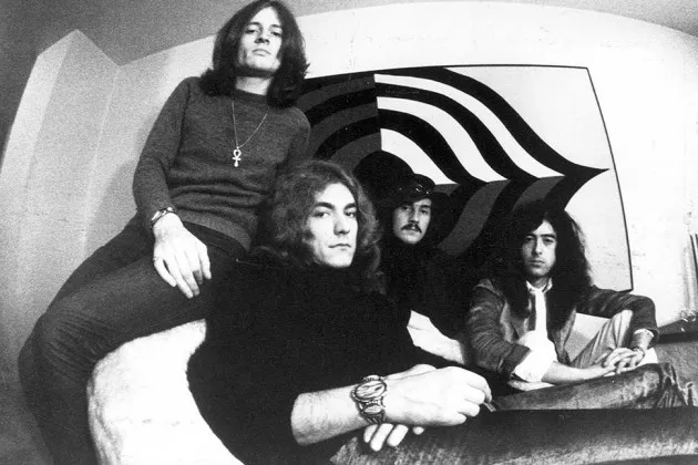 Led Zeppelin (left - right) John Paul Jones, Robert Plant, John Bonham, Jimmy Page in 1969 in England