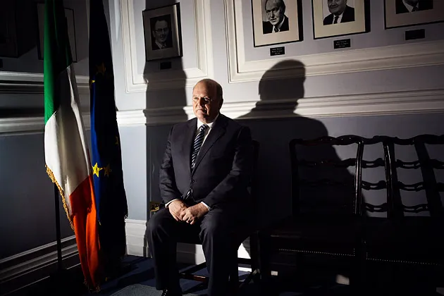 Noonan spends his days renegotiating the terms of Ireland’s bailout