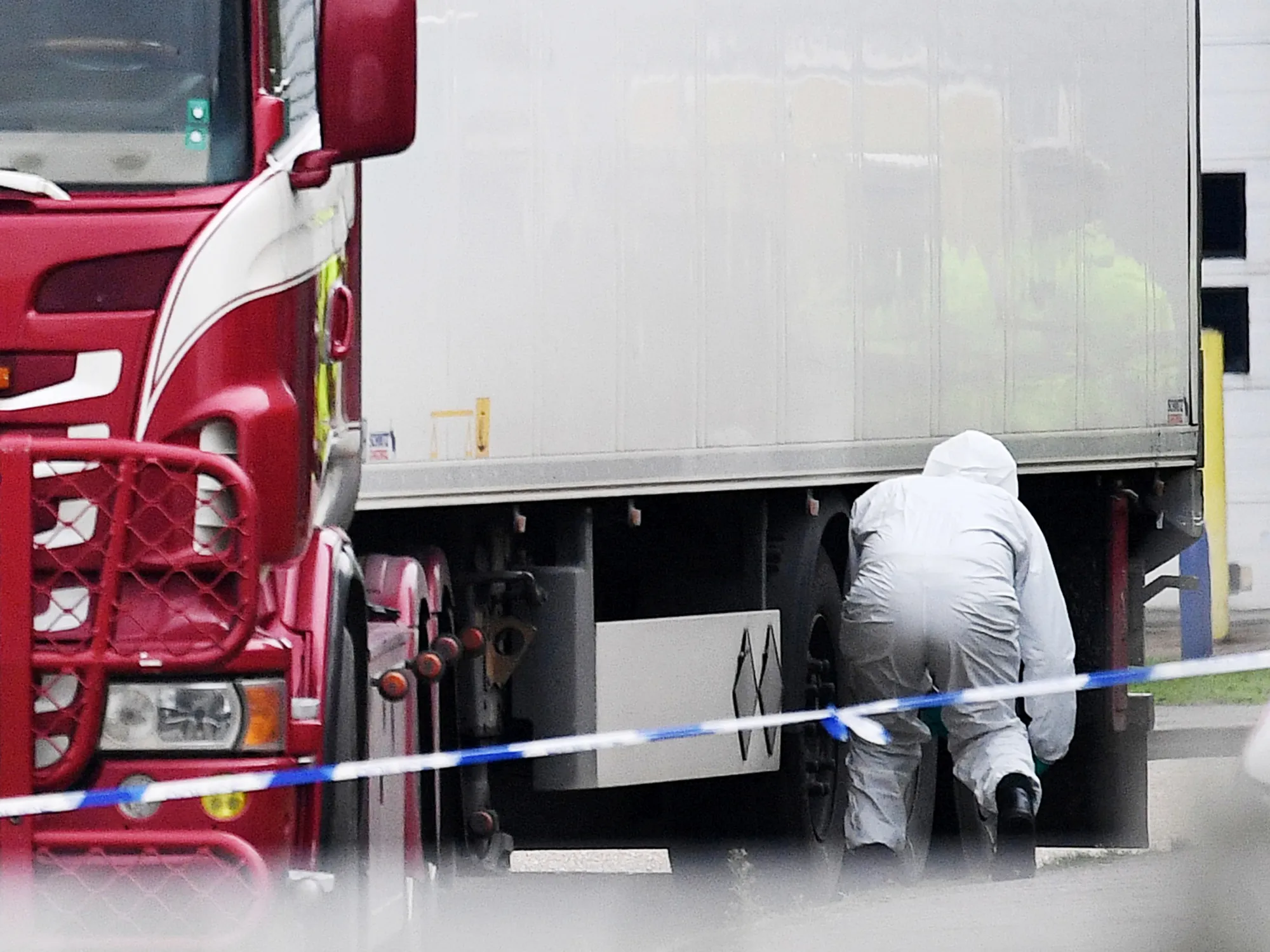 The scene where 39 bodies were discovered.