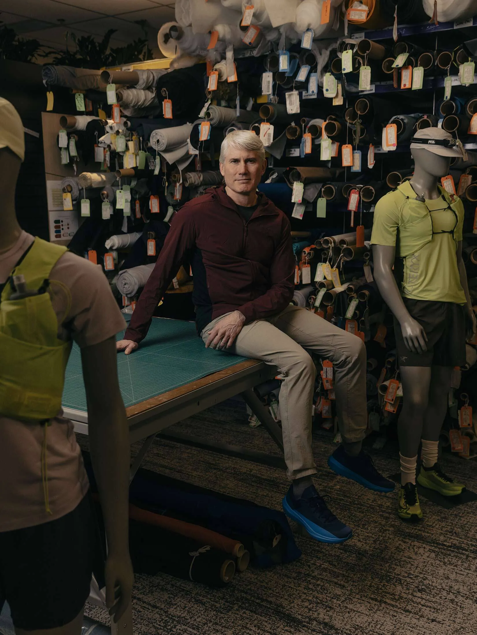 Arc'teryx CEO Stuart Haselden&nbsp;at the company’s Vancouver office.