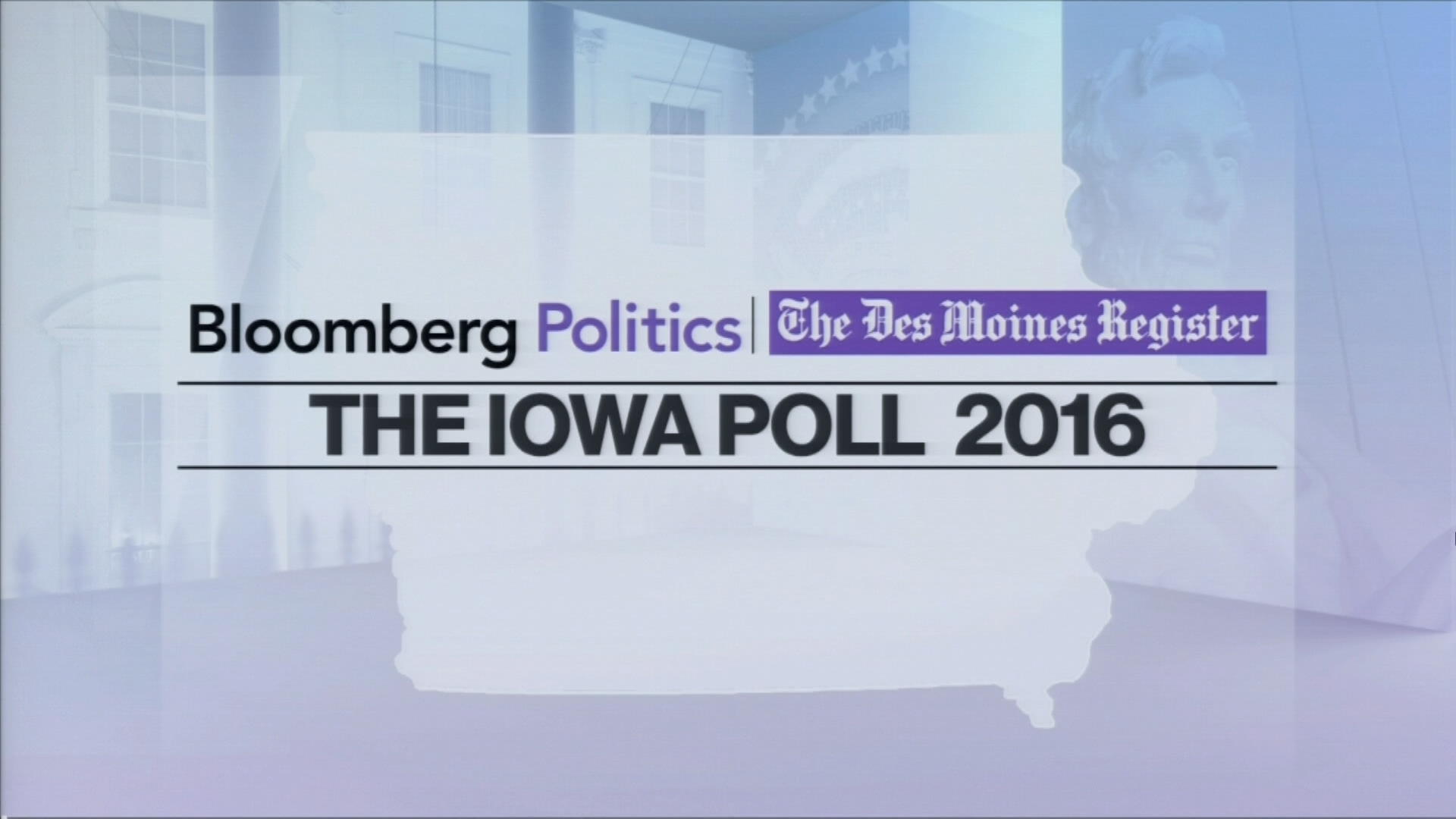 Watch Bloomberg Politics/Des Moines Register Poll Release Event - Bloomberg