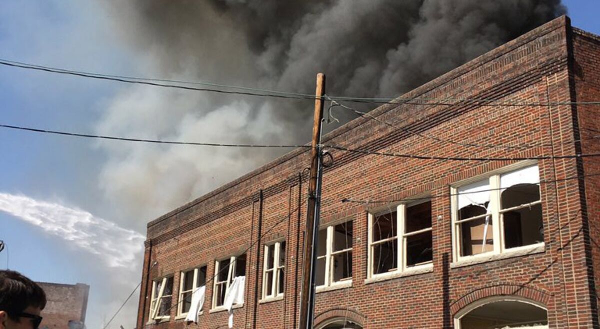 Gas Explosion Shakes Downtown Durham, North Carolina Gas Explosion Shakes Downtown Durham, North Carolina