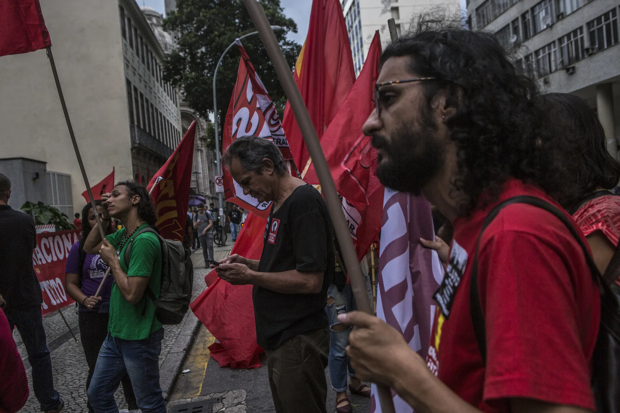 Protests in Rio de Janeiro this week.