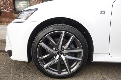 The F Sport package comes with additional badging details.