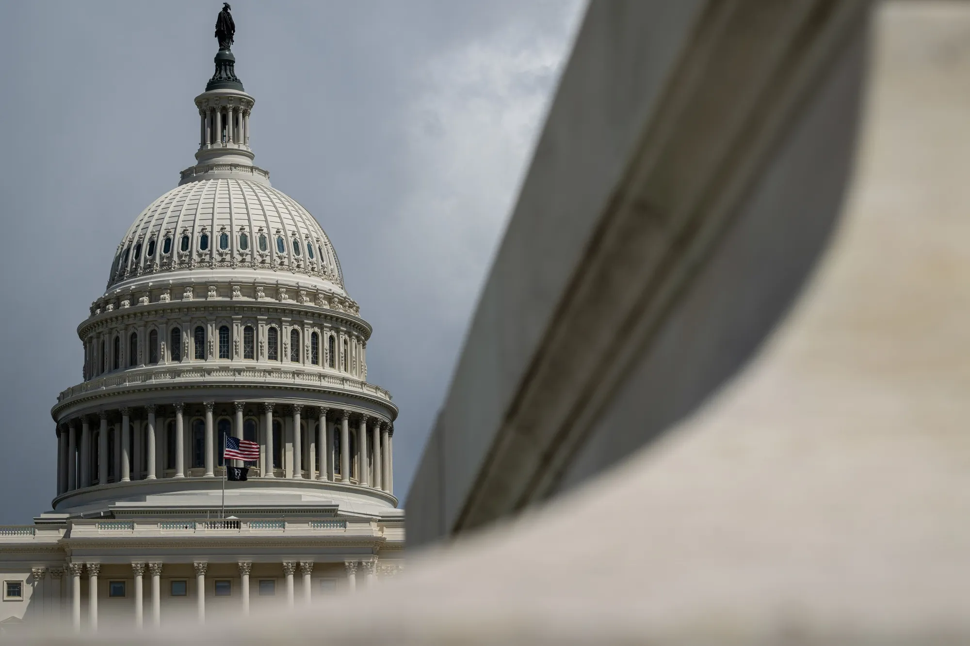 The US Capitol in Washington, DC, US, on Monday, April 20, 2026. House Republicans will send their first funding bills for the next fiscal year to the floor this week, while the Senate GOP plots a blueprint for patching up missing money for the current one.