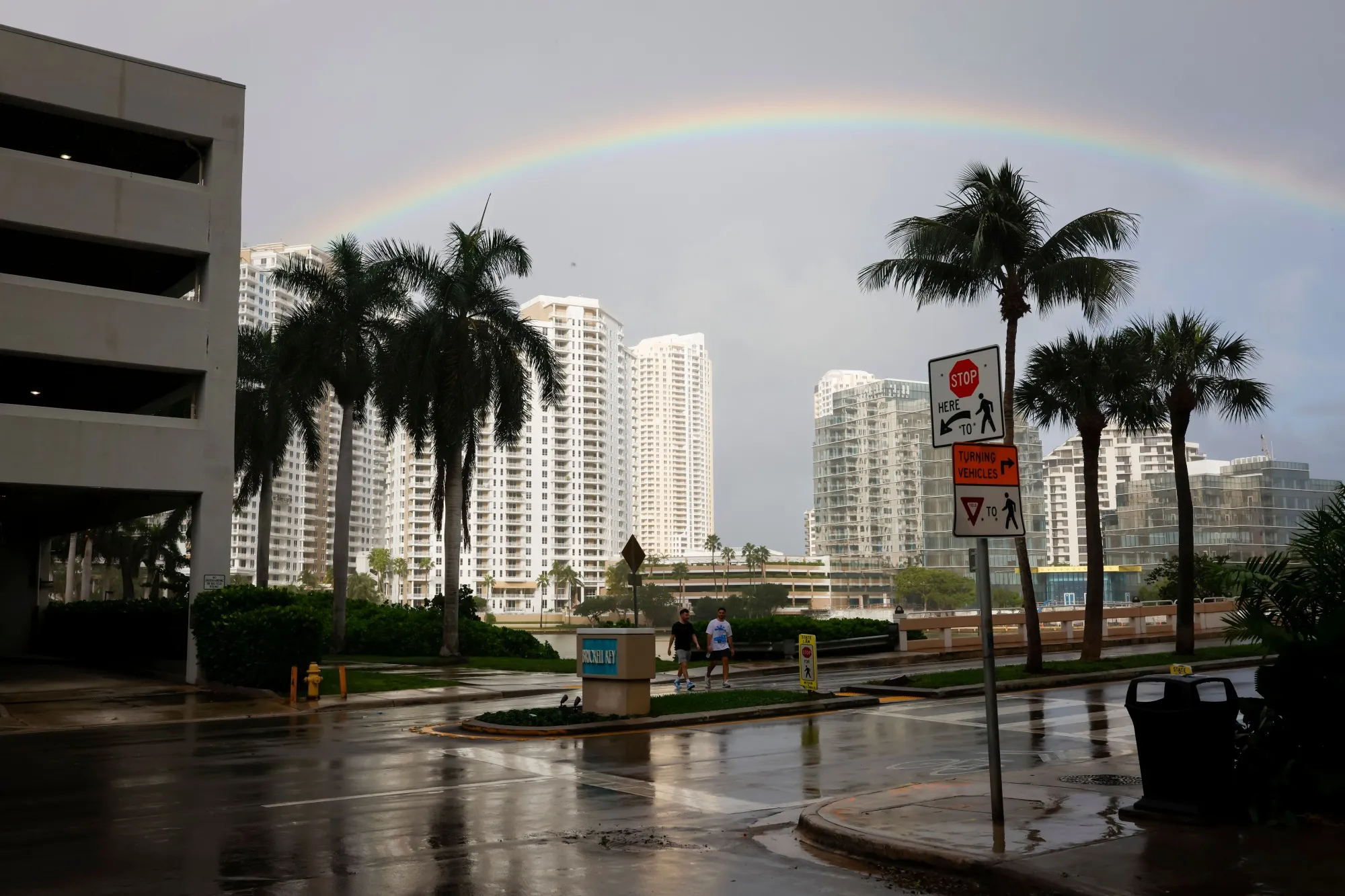 Residential properties in the Brickell neighborhood of Miami