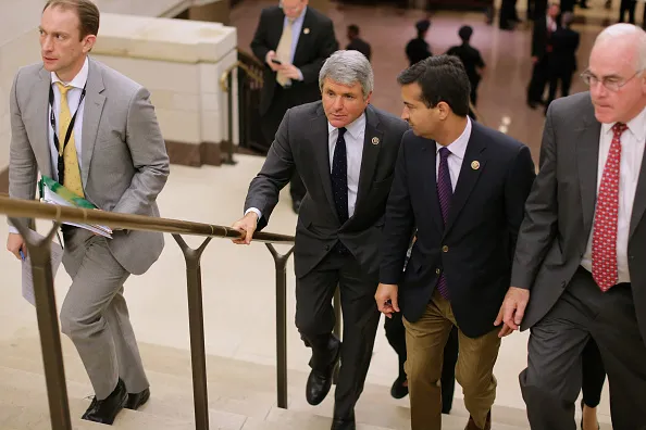 House Homeland Security Committee Chairman Michael McCaul, center.
