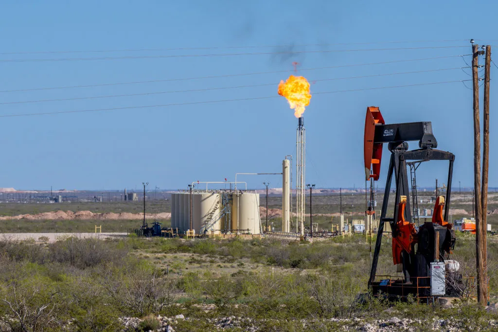 An oil pump in the Permian Basis.