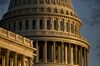 The U.S. Capitol stands at sunset in Washington, D.C., U.S.