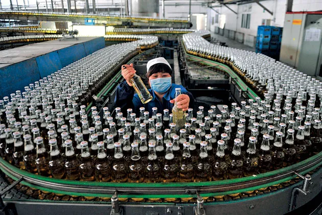 A brewery in Shenyang, Liaoning province