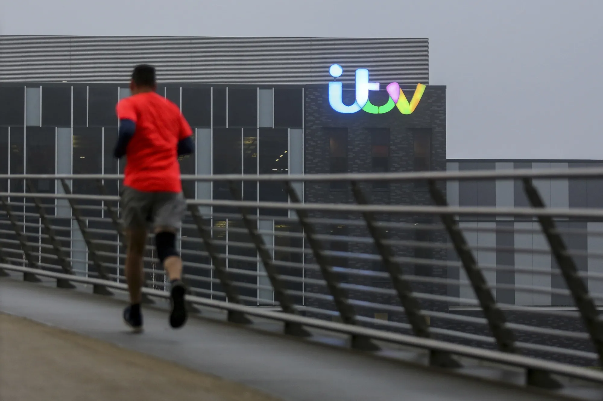 The ITV Plc studio building in Salford, near Manchester, UK, in 2020.