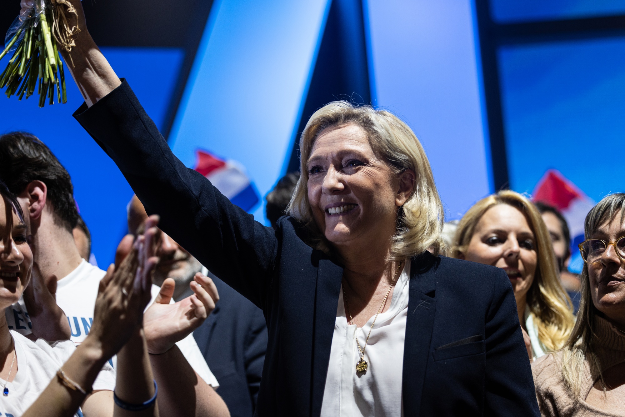 French Poll Finds Far-Right Le Pen Is More Popular Than Macron
