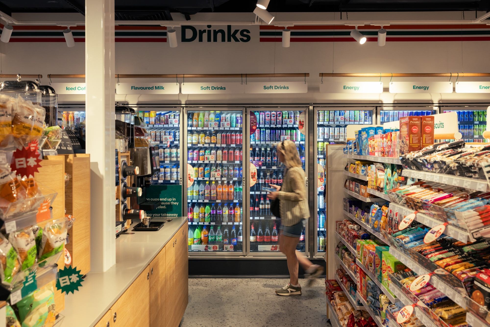 A 7-Eleven store in ANZAC rail station during a media tour in Melbourne, on Feb. 17.