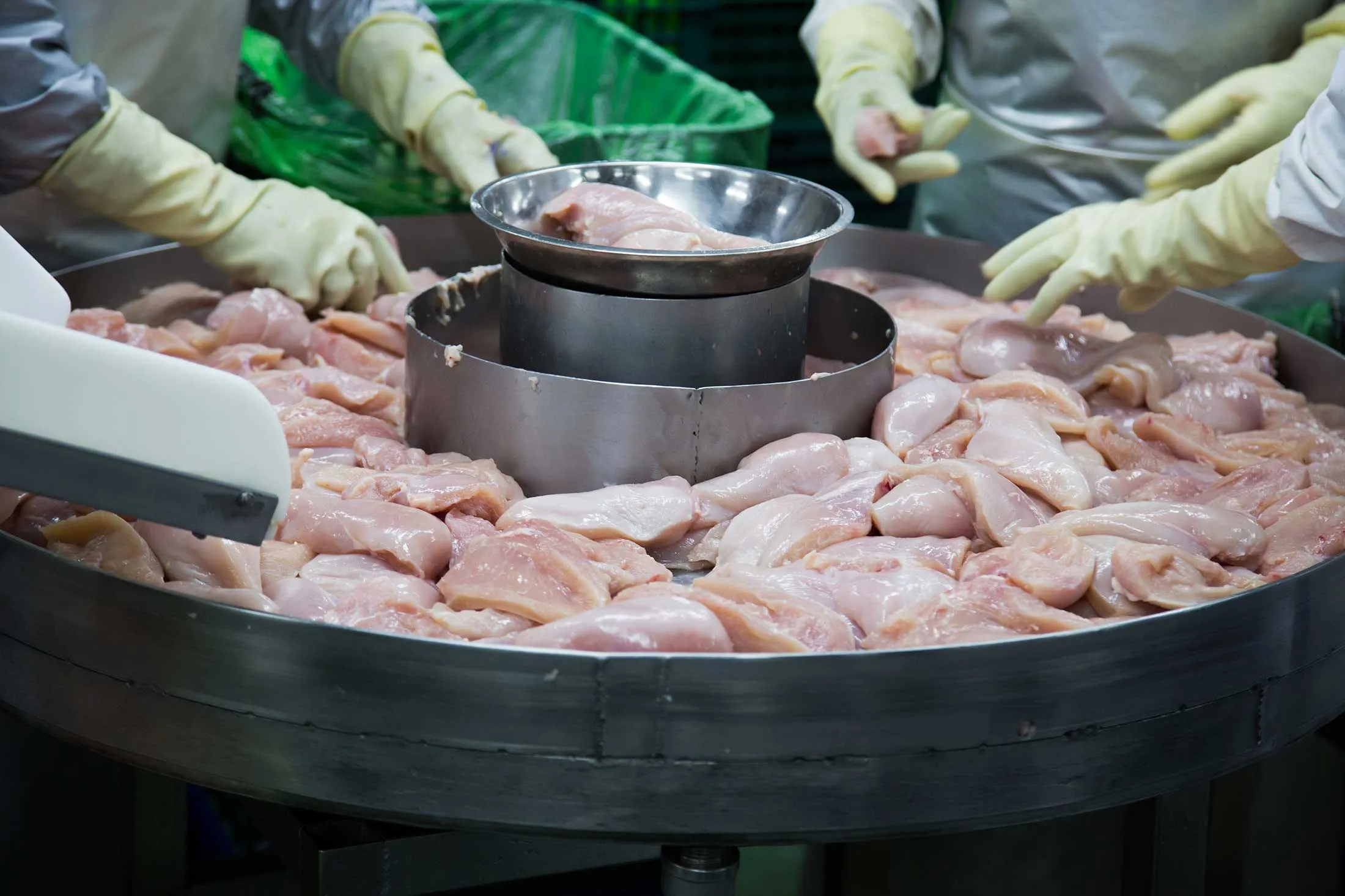Inside A Harim Co. Chicken Processing Facility