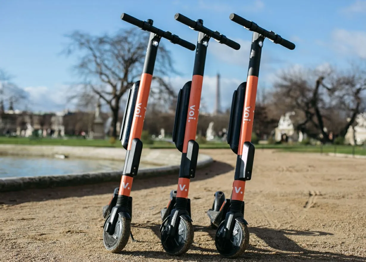 Voi Technology scooters
