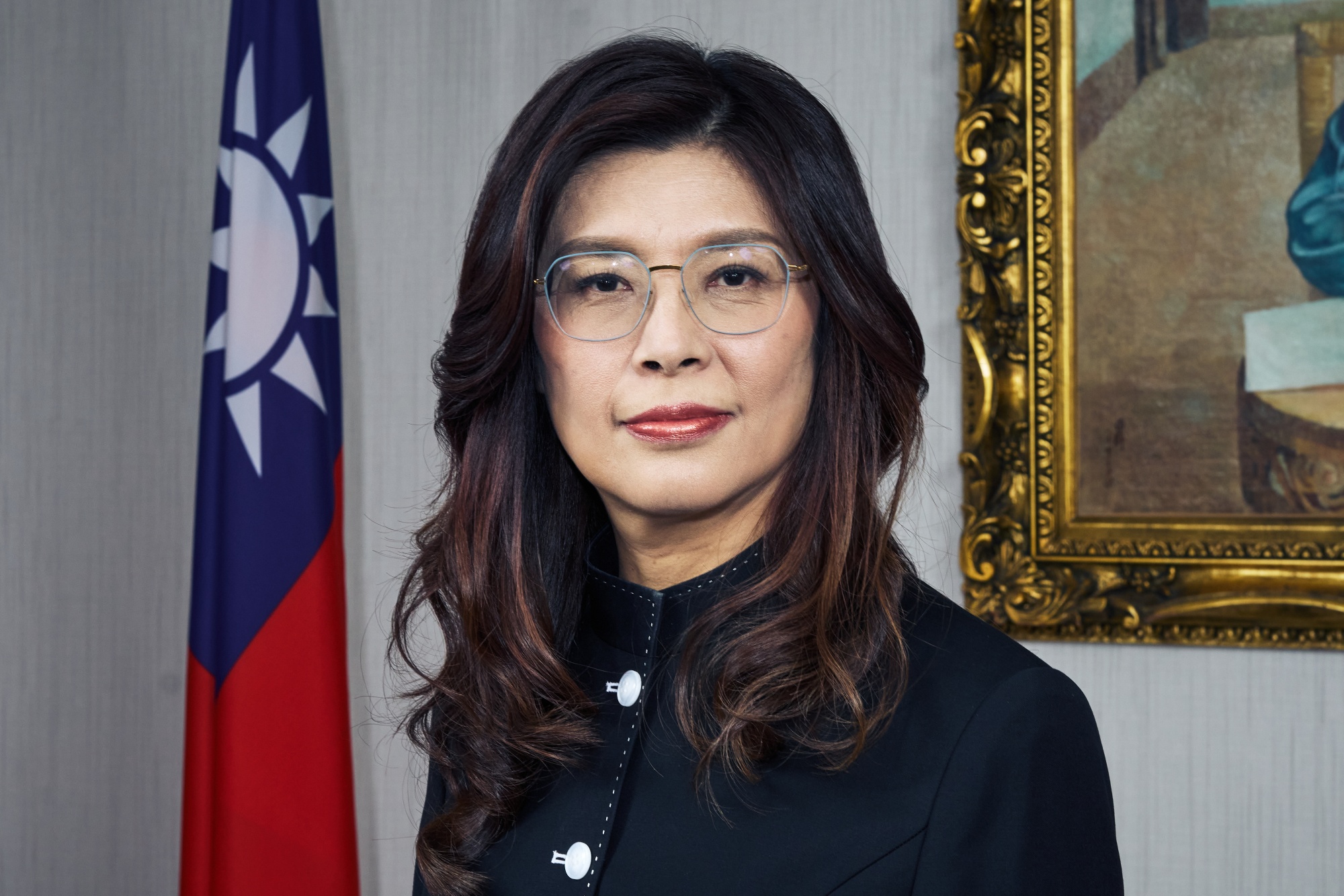 Cheng Li-Wun, chairperson of the Kuomintang, at the party's headquarters in Taipei, Taiwan, on Thursday, April 30, 2026. Cheng, the head of Taiwan’s main opposition, said she has asked to meet with President Donald Trump on a planned trip to the US, casting herself as a leader who could prevent a conflict with China through dialogue with the world’s largest economies. Photographer: An Rong Xu/Bloomberg
