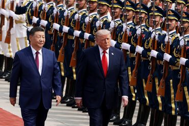 U.S. President Trump Meets With China's President Xi And Attends State Banquet