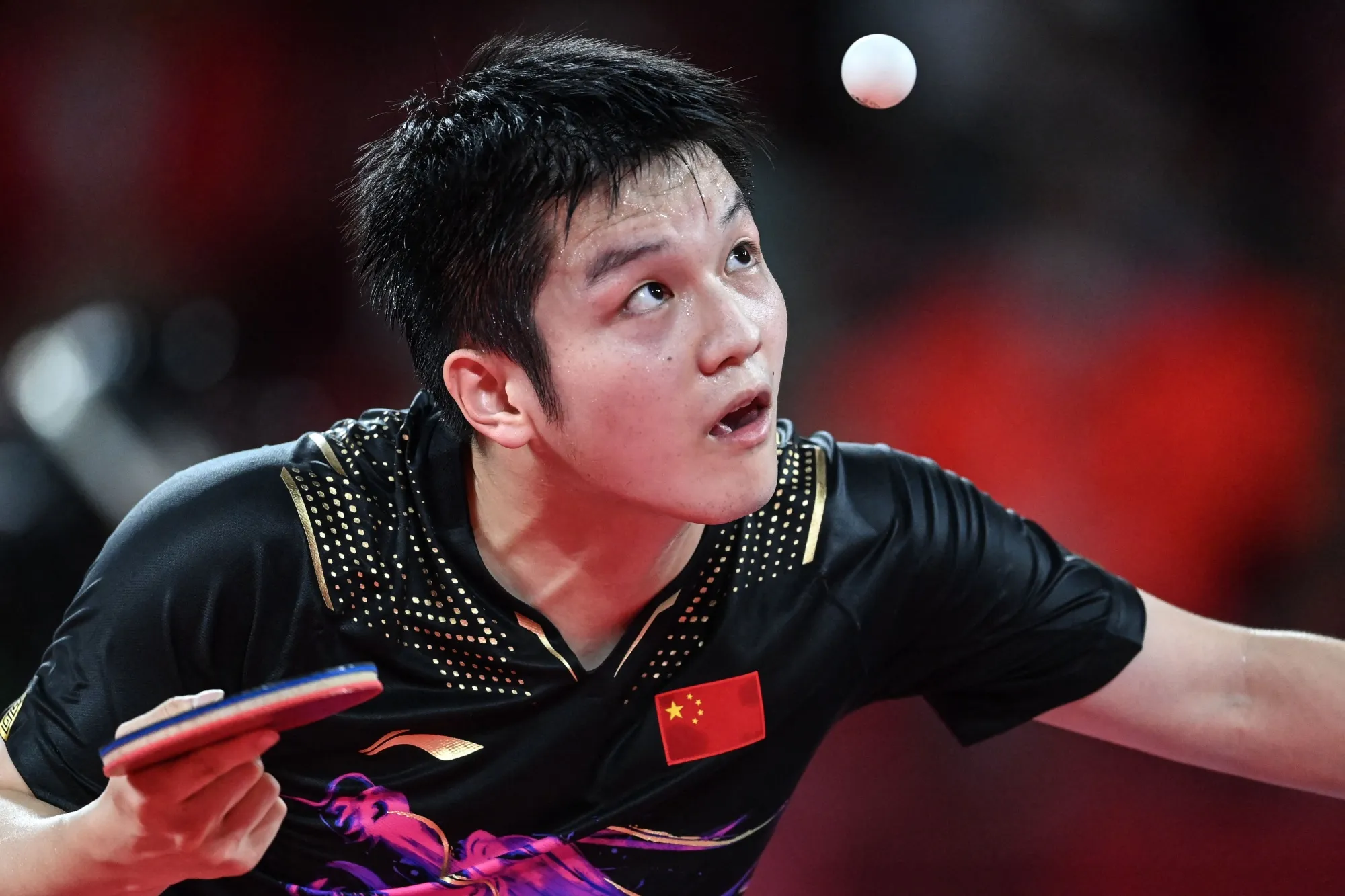 China's table tennis stars keep their eyes on the prize.&nbsp;