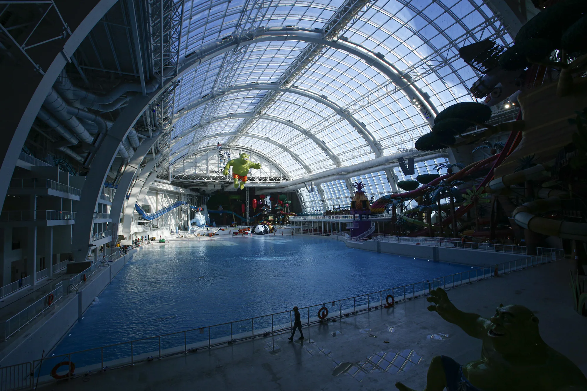 DreamWorks Water park at the American Dream mall in East Rutherford, New Jersey.