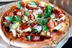 Close-Up Of Fresh Pizza