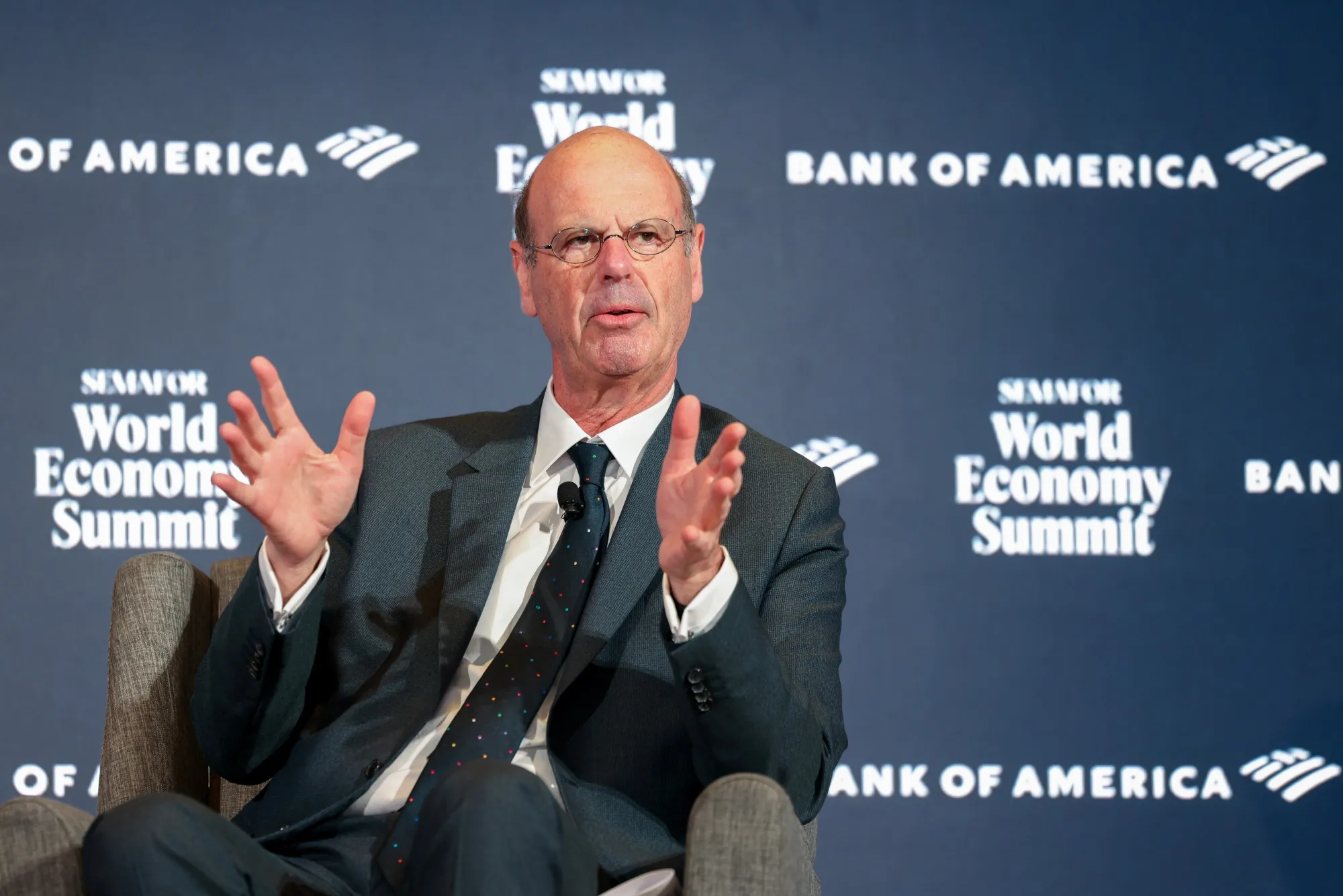Eric Lombard at the Semafor World Economy Summit in Washington, DC, on April 23.