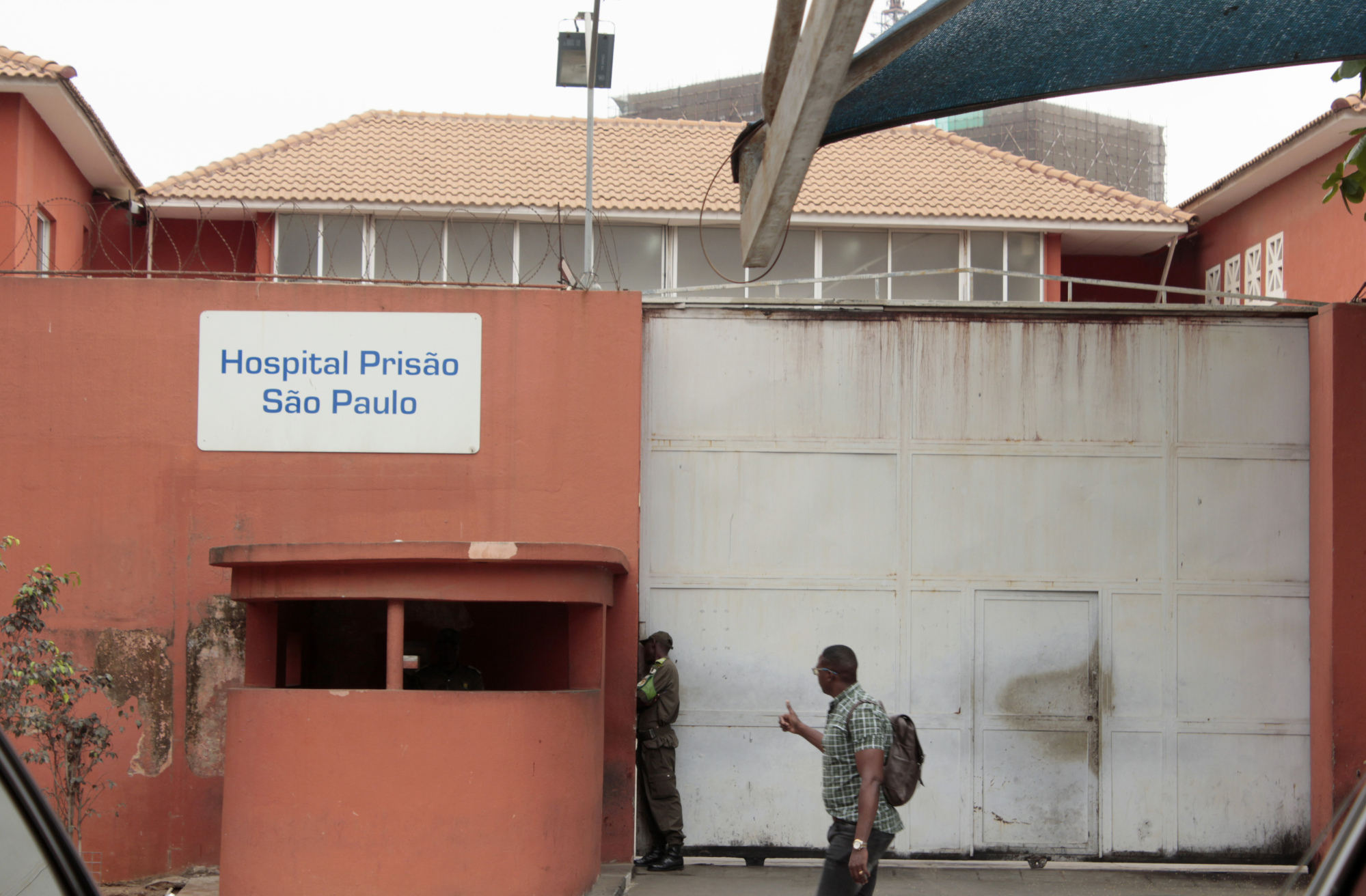 The prison hospital where Jose Filomeno is being held, in Luanda.