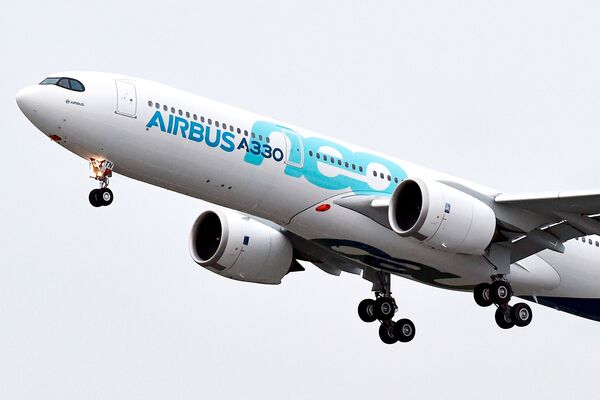 An Airbus A330neo passenger jet.