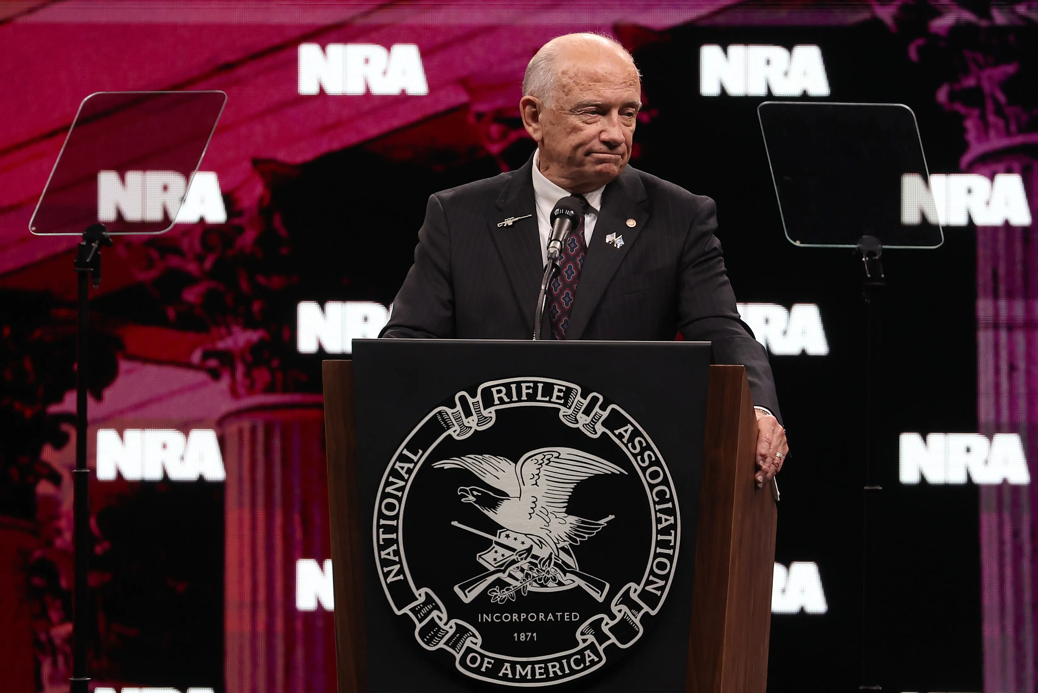 National Rifle Association (NRA) President Charles Cotton.