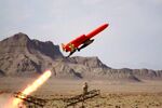 A Karrar drone aircraft carrying a bomb.&nbsp;